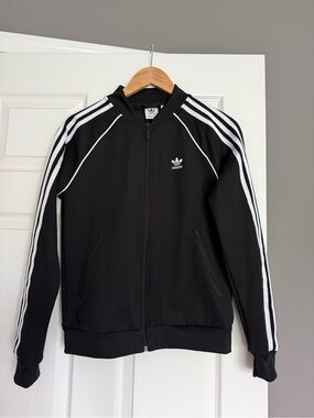Adidas classic Black Track Jacket